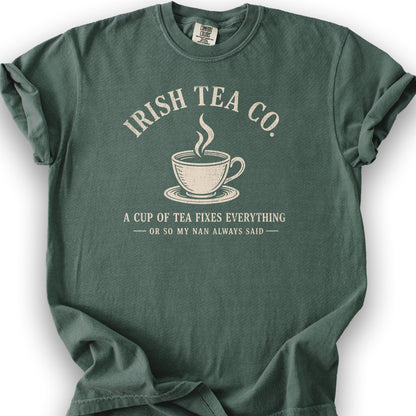 Irish Tea Company T-Shirt - Blue Spruce