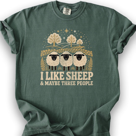 I Like Sheep T-Shirt - Blue Spruce
