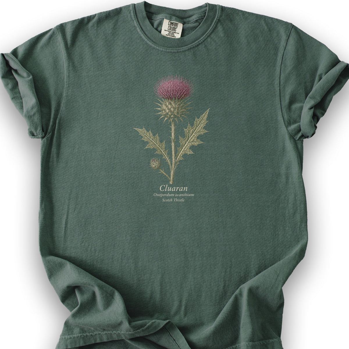 Cluaran Thistle T-Shirt - Blue Spruce