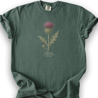 Cluaran Thistle T-Shirt - Blue Spruce