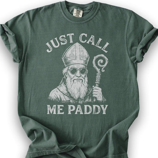 Just Call Me Paddy T-Shirt - Blue Spruce