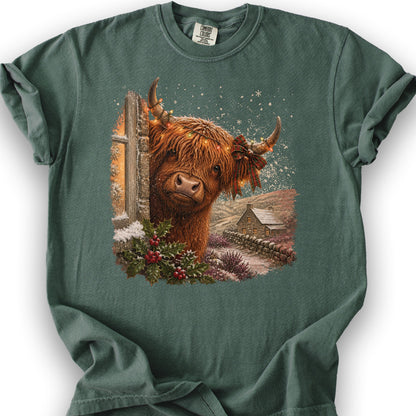 Highland Christmas Coo T-Shirt
