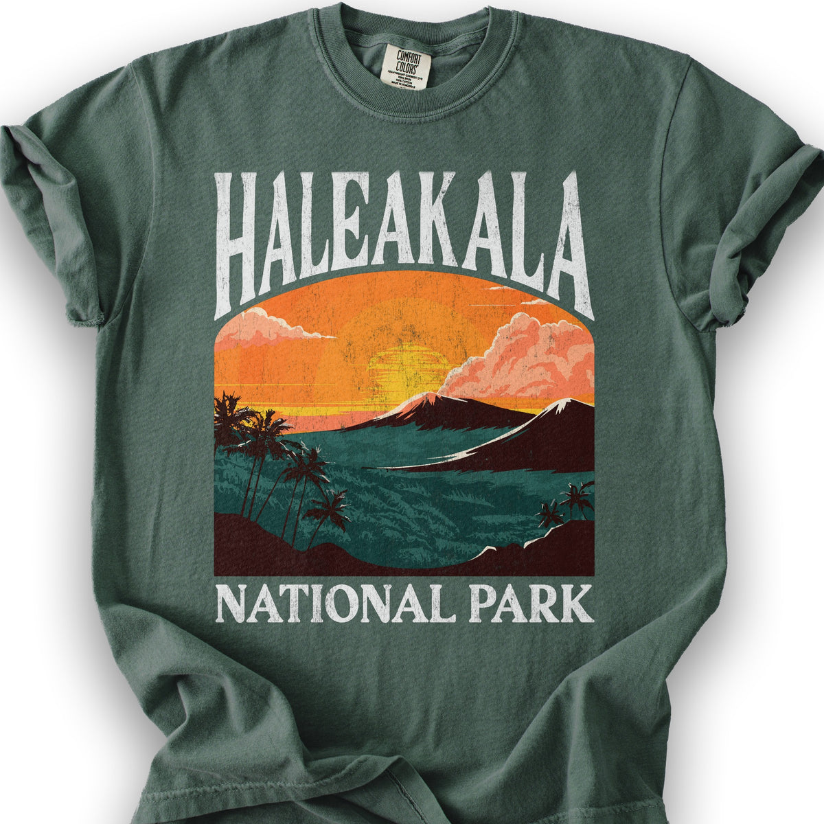 Haleakalā National Park "Big and Bold" T-Shirt - Blue Spruce