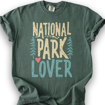 National Park Lover T-Shirt - Blue Spruce