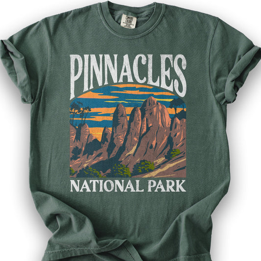 Pinnacles National Park "Big and Bold" T-Shirt - Blue Spruce