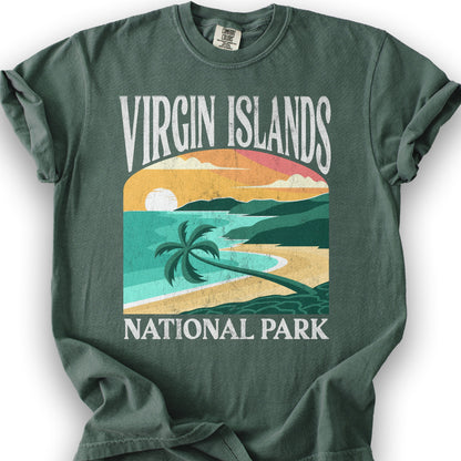 Virgin Islands National Park "Big and Bold" T-Shirt - Blue Spruce