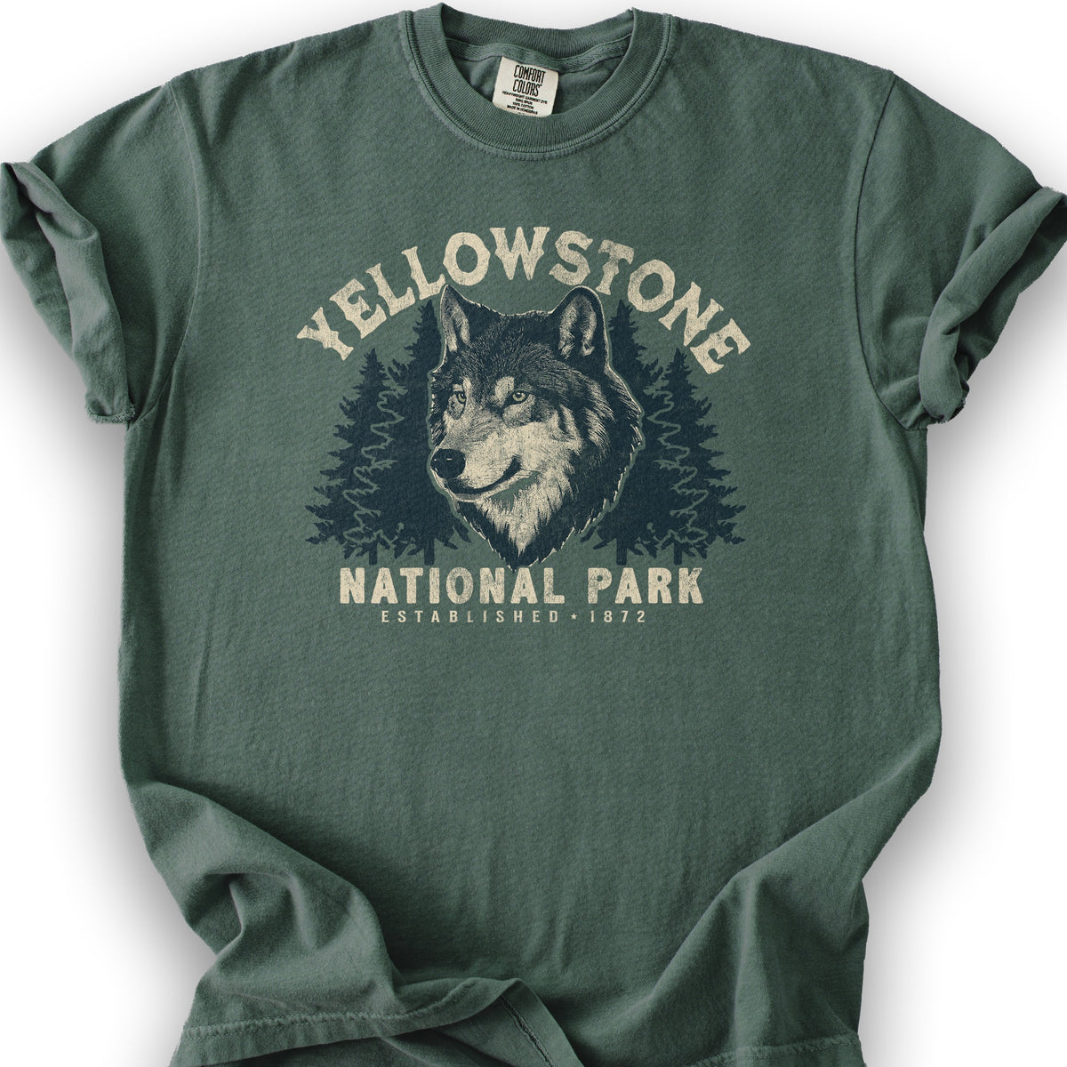 Yellowstone Wolf Design V01 - 1717 - 2025 - Blue Spruce