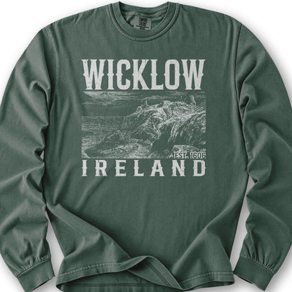 Wicklow Ireland Long Sleeve Shirt - Blue Spruce