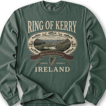 Ring of Kerry Heritage Long Sleeve Shirt - Blue Spruce