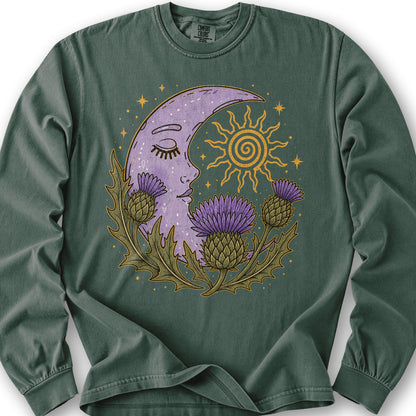 Thistle Moon Long Sleeve Shirt - Blue Spruce