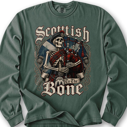 Scottish Boney Piper Long Sleeve Shirt - Blue Spruce