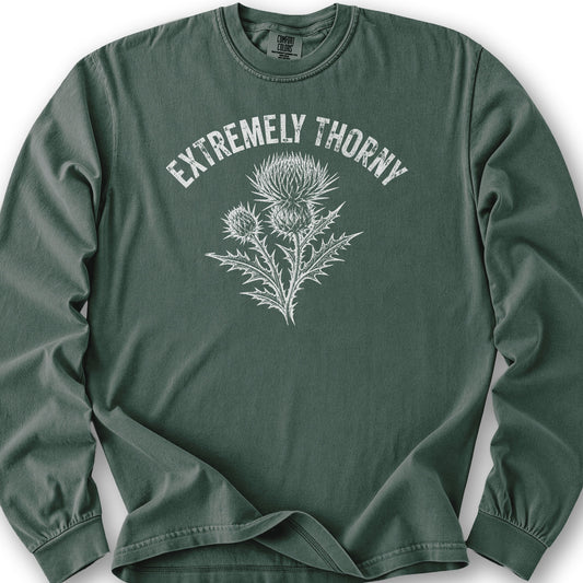 Extremely Thorny Long Sleeve Shirt - Blue Spruce