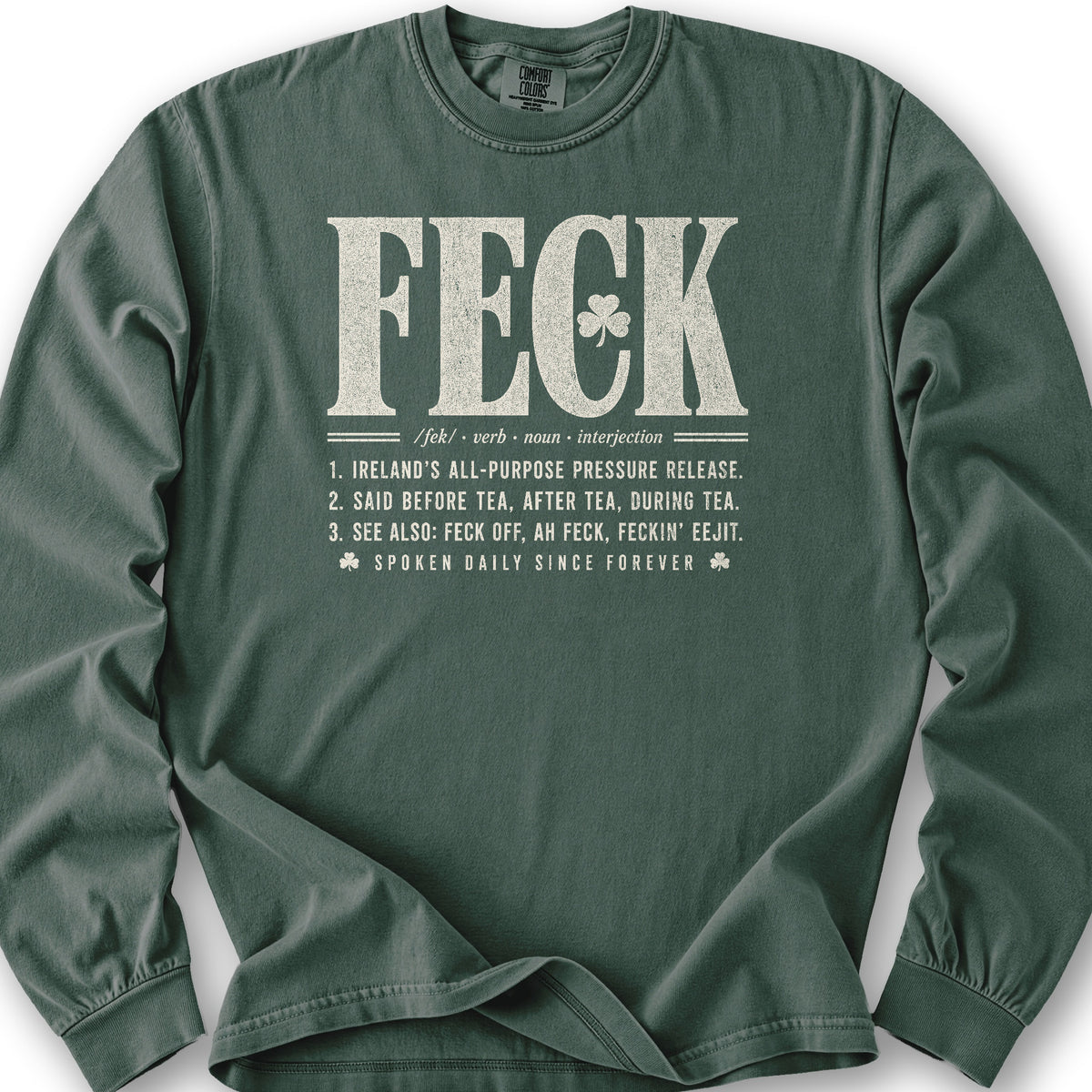 Feck Definition Long Sleeve Shirt - Blue Spruce
