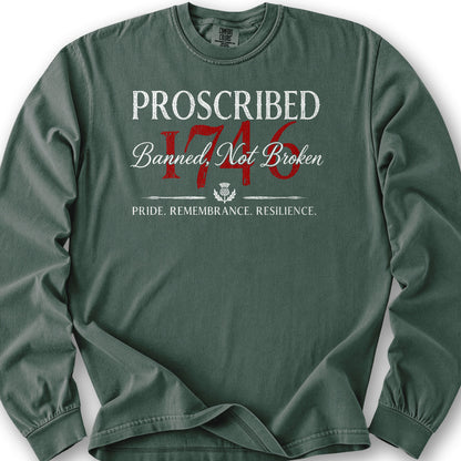 Banned Not Broken Long Sleeve Shirt - Blue Spruce