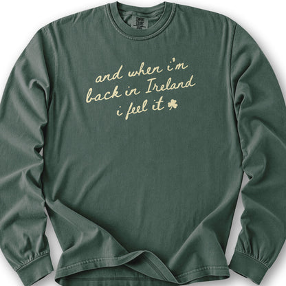 Back In Ireland Long Sleeve Shirt - Blue Spruce