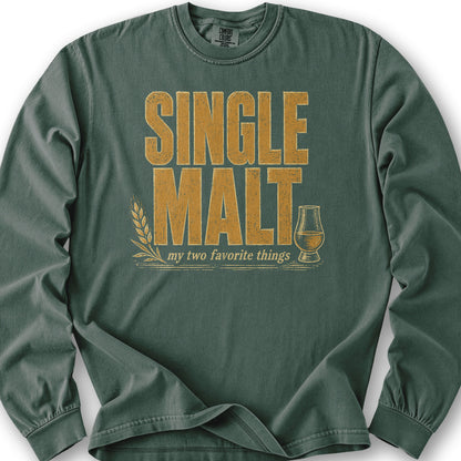 Single Malt My Two Long Sleeve Shirt - Blue Spruce