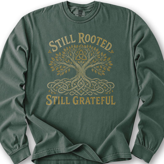 Still Rooted Long Sleeve Shirt - Blue Spruce