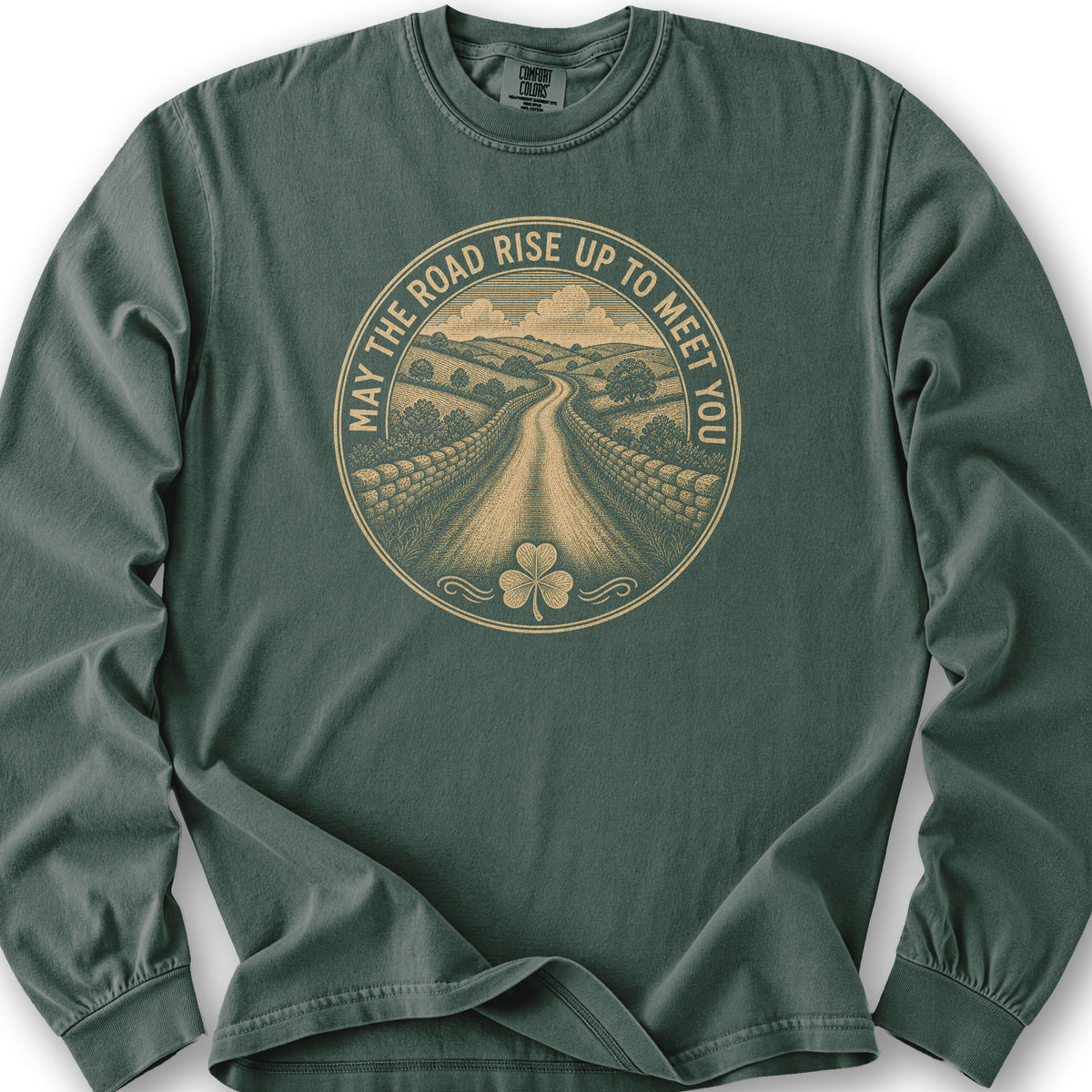 May The Road Long Sleeve Shirt - Blue Spruce