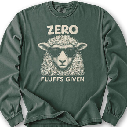 Zero Fluffs Given Long Sleeve Shirt - Blue Spruce