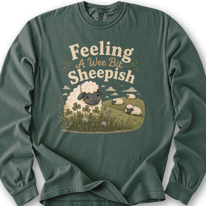 Wee Bit Sheepish Long Sleeve Shirt - Blue Spruce
