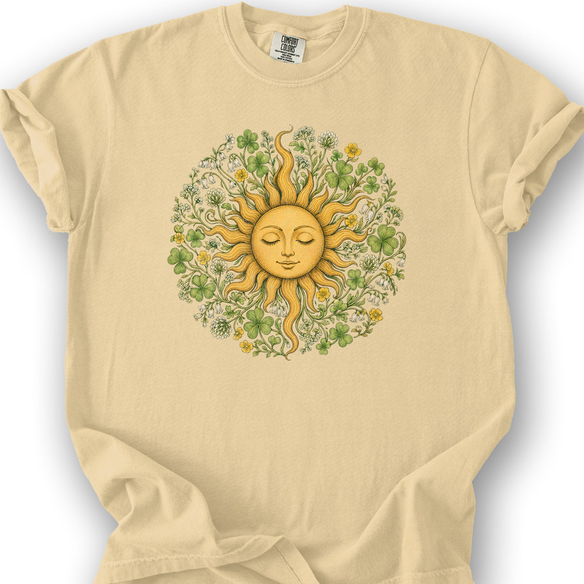 Shamrock Celestial Sun T-Shirt - Butter