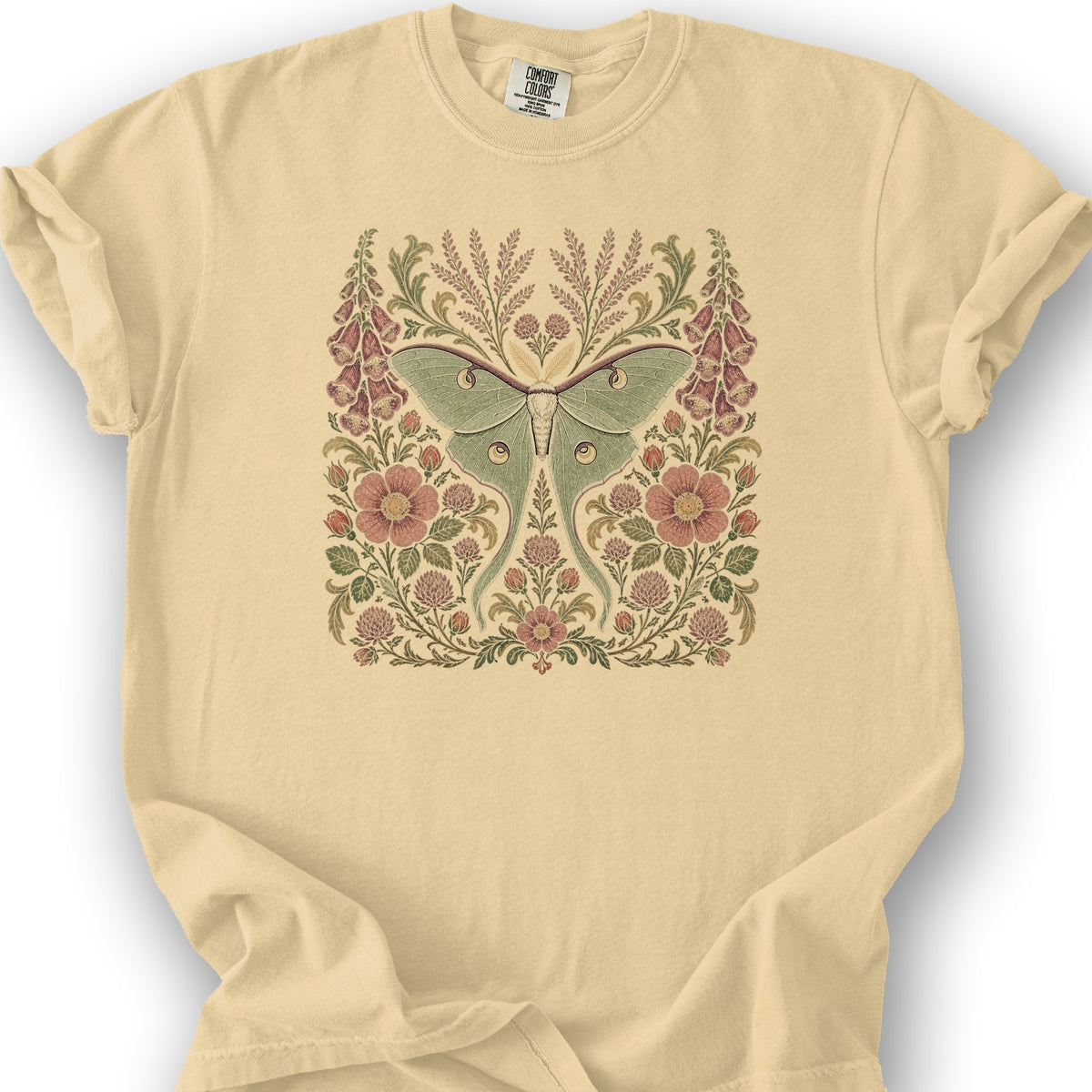 Luna Florals T-Shirt - Butter