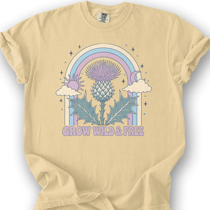 Wild & Free Thistle T-Shirt - Butter