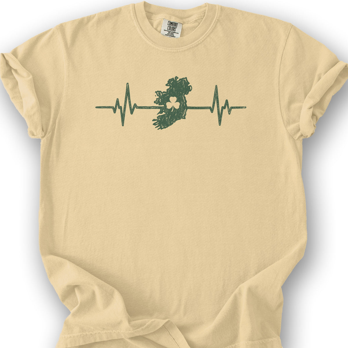 Ireland Heartbeat T-Shirt - Butter