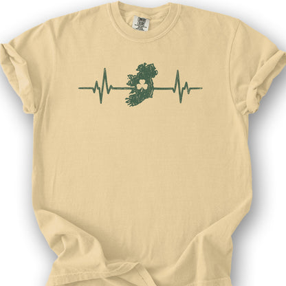 Ireland Heartbeat T-Shirt - Butter