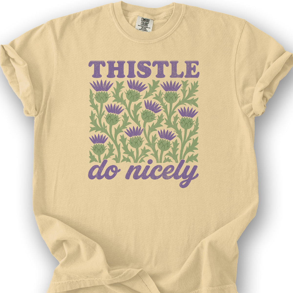Thistle Do Nicely T-Shirt - Butter