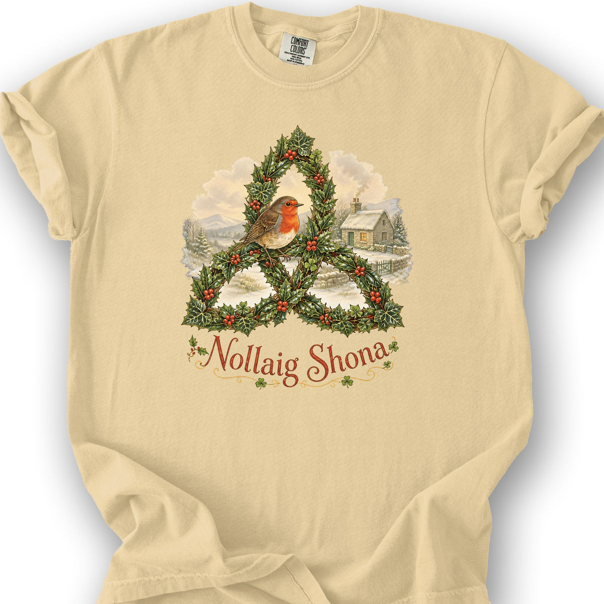 Nollaig Shona Robin T-Shirt