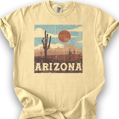 Arizona "Boho Desert" State T-Shirt - Butter