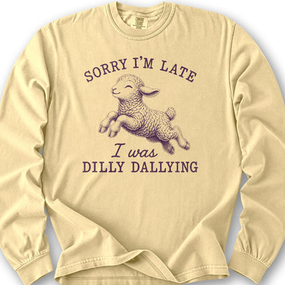 Dilly Dallying Long Sleeve Shirt - Butter