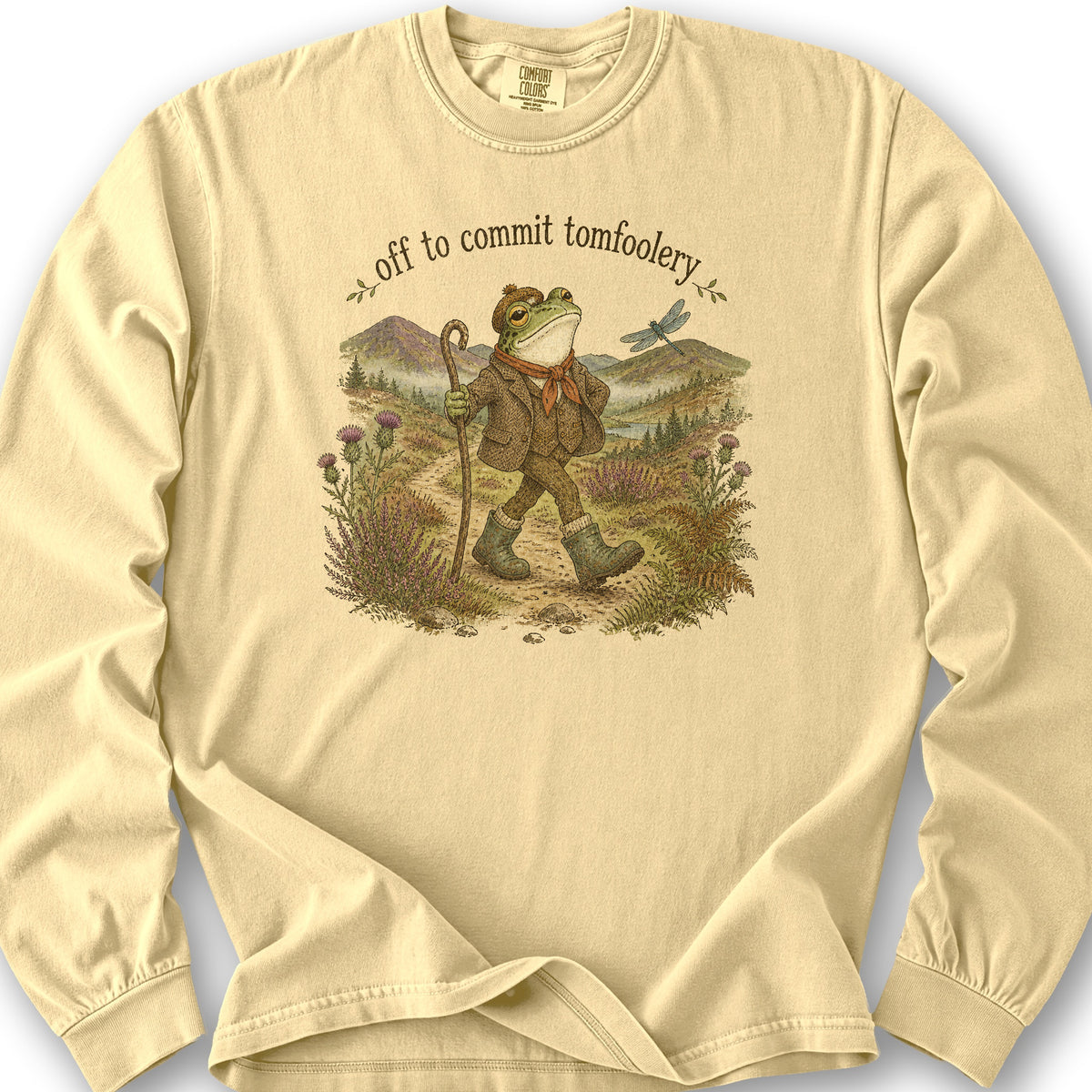 Tomfoolery Frog Long Sleeve Shirt
