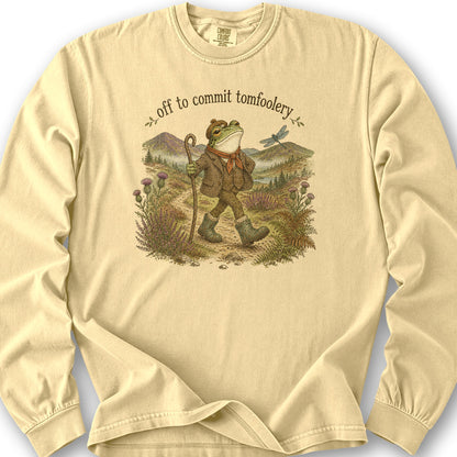 Tomfoolery Frog Long Sleeve Shirt