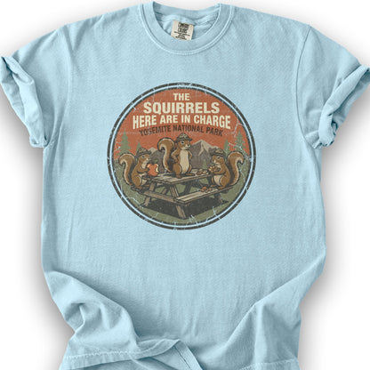 Yosemite Squirrels T-Shirt - Chambray
