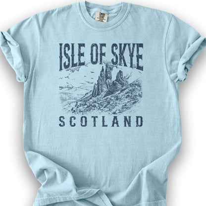 Isle of Skye Sketch T-Shirt - Chambray