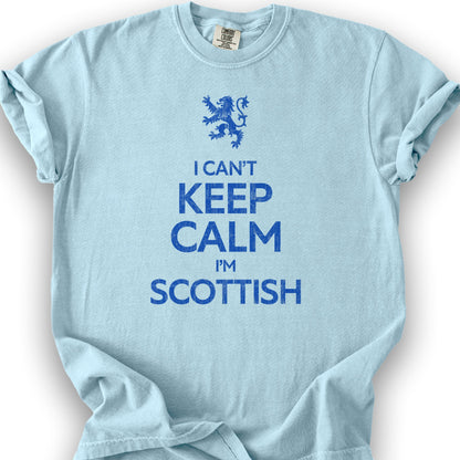 Keep Calm Scottish T-Shirt - Chambray