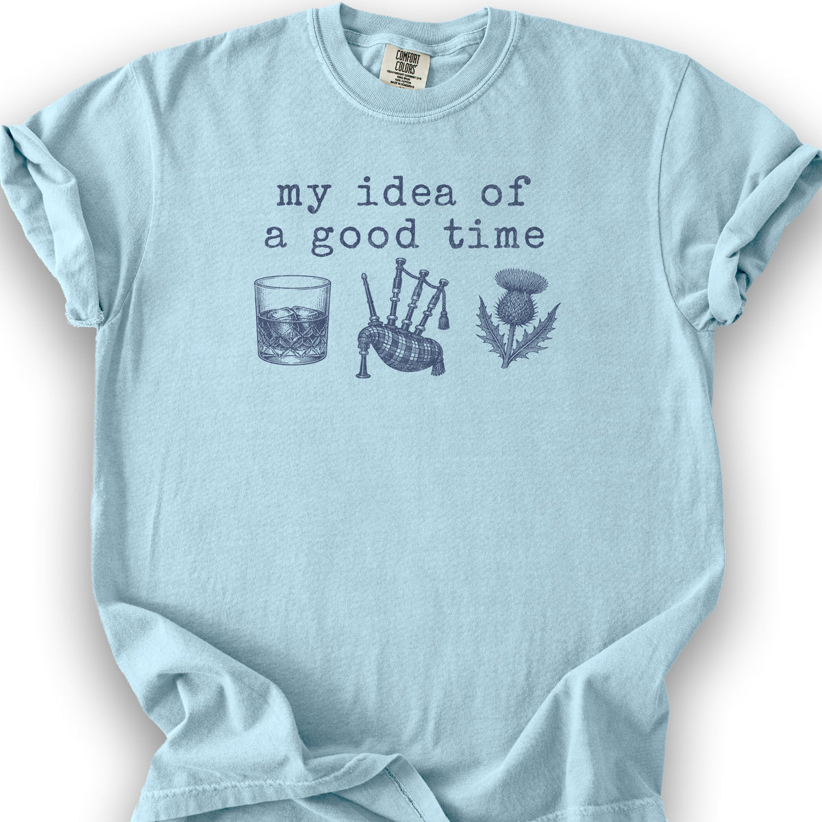Scottish Good Time T-Shirt - Chambray
