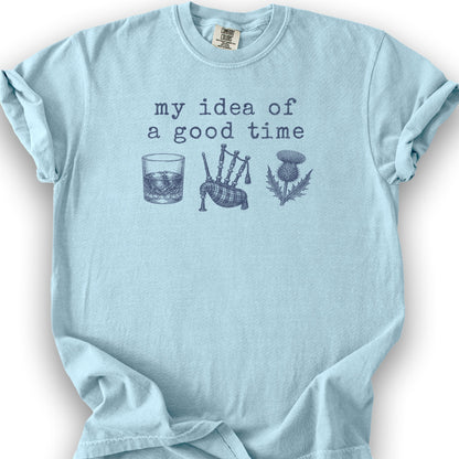 Scottish Good Time T-Shirt - Chambray