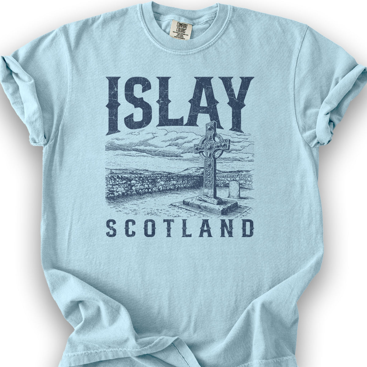 Isle of Islay Scotland T-Shirt - Chambray