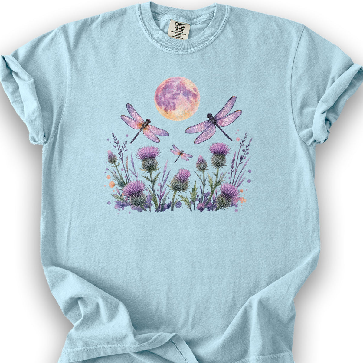 Midnight Dragonfly T-Shirt - Chambray