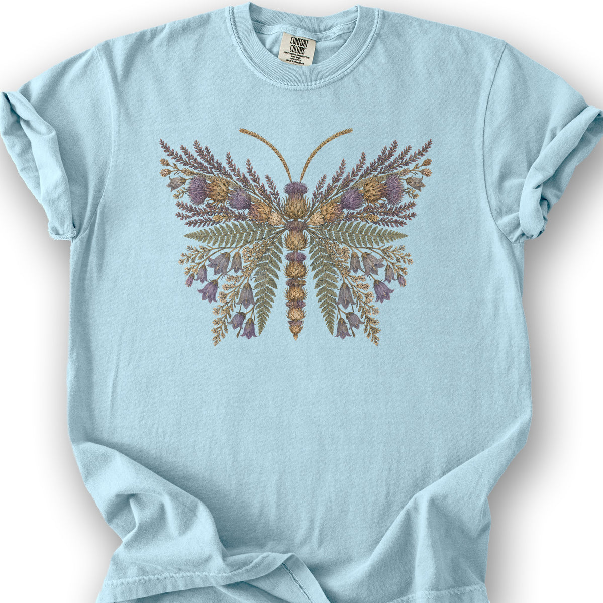 Thistle Butterfly T-Shirt - Chambray