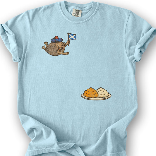 Scottish Haggis Dive T-Shirt - Chambray