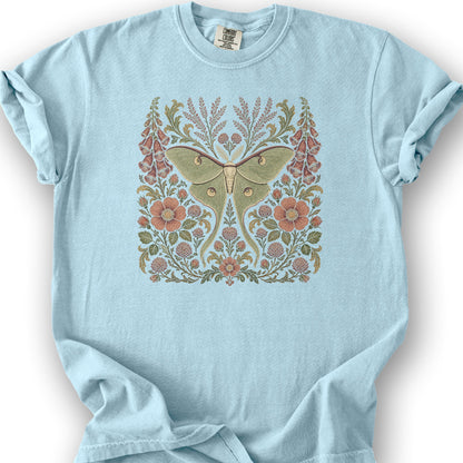 Luna Florals T-Shirt - Chambray