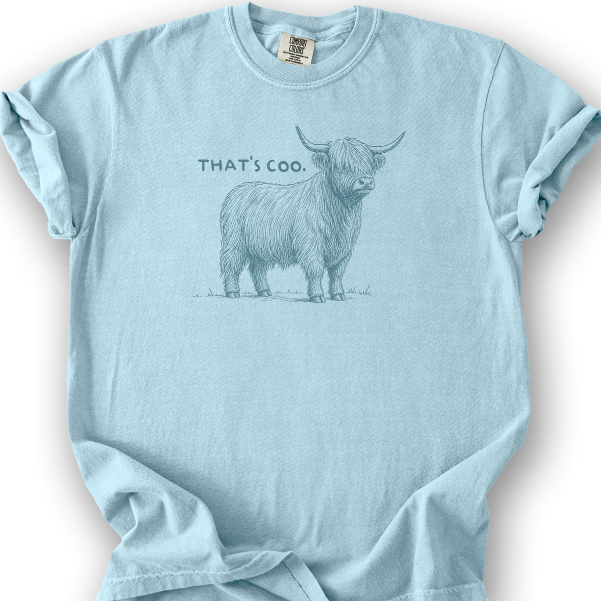That's Coo Sketch T-Shirt - Chambray