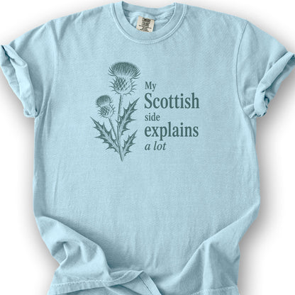 My Scottish Side T-Shirt - Chambray
