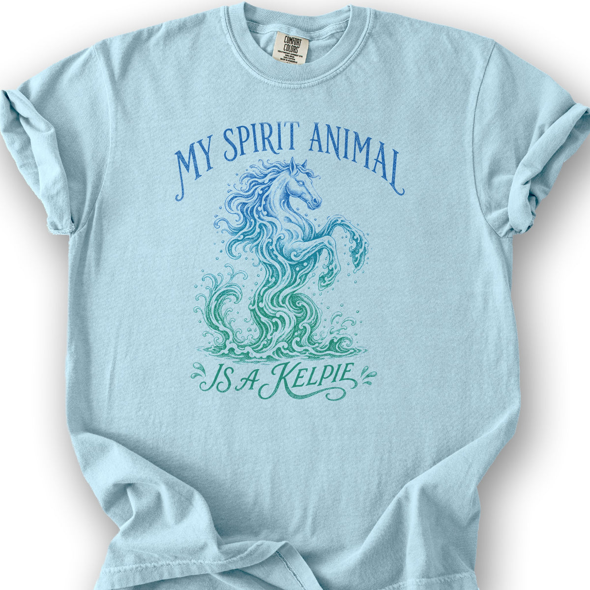 Spirit Animal Kelpie T-Shirt - Chambray