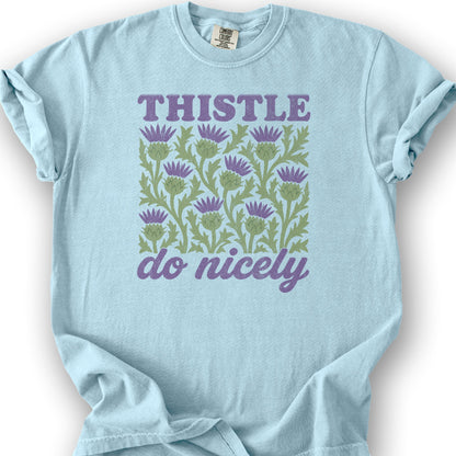 Thistle Do Nicely T-Shirt - Chambray