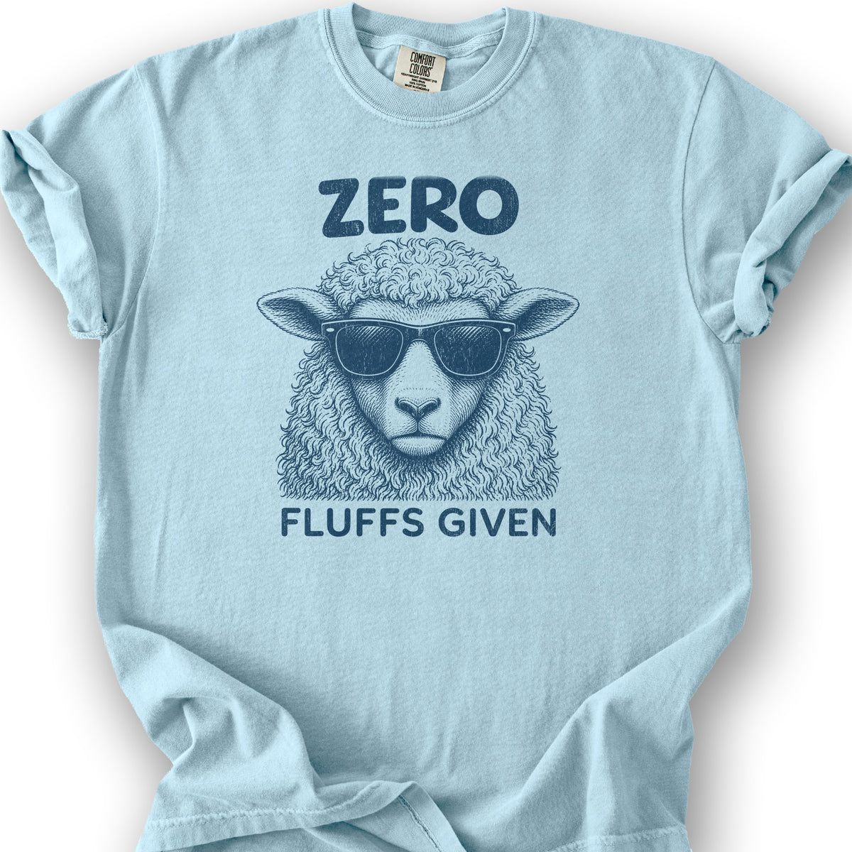 Zero Fluffs Given T-Shirt - Chambray